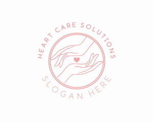 Hand Heart Shelter logo design