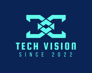 Futuristic - Futuristic Gaming Tech logo design
