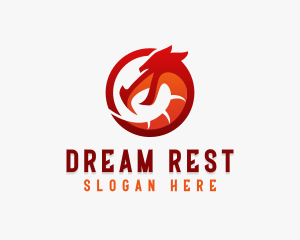 Beast Dragon Stream logo design