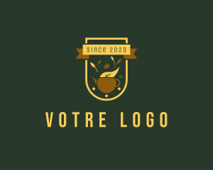 Badge - Organic Tea Kettle Badge logo design