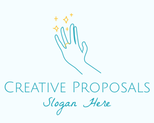 Proposal - Engagement Wedding Ring logo design
