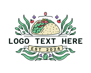 Dish - Tacos Cafeteria Cuisine logo design