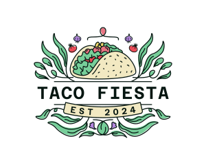 Tacos Cafeteria Cuisine logo design