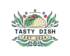 Tacos Cafeteria Cuisine logo design