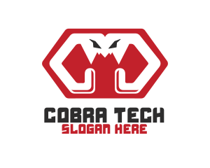 Cobra - Red Cobra CD logo design