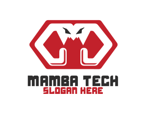 Mamba - Red Cobra CD logo design