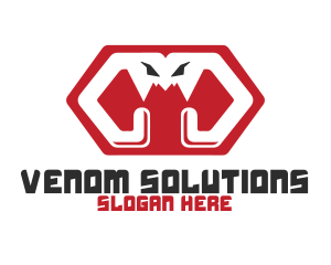 Venom - Red Cobra CD logo design