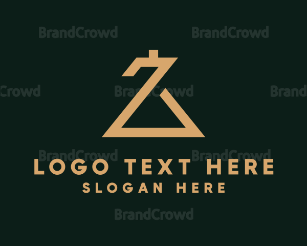 Abstract Shape Letter Z Logo