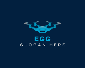 Vlogger - Surveillance Drone Camera logo design