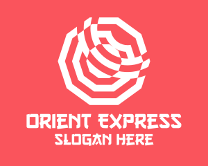 Orient - Geometric Chinese Bagua logo design