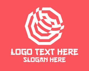 Octagon - Geometric Chinese Bagua logo design
