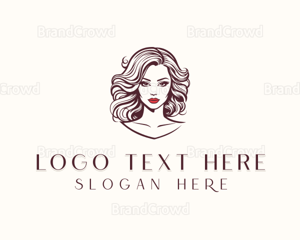 Beauty Woman Stylist Logo