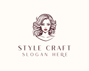 Beauty Woman Stylist logo design