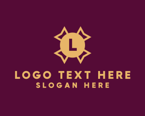 Lux - Star Sun Ribbon logo design