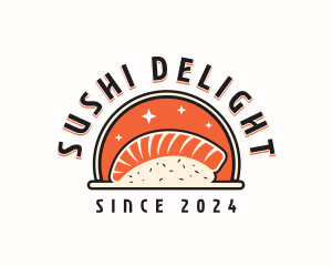 Fish Sushi Restaurant logo design