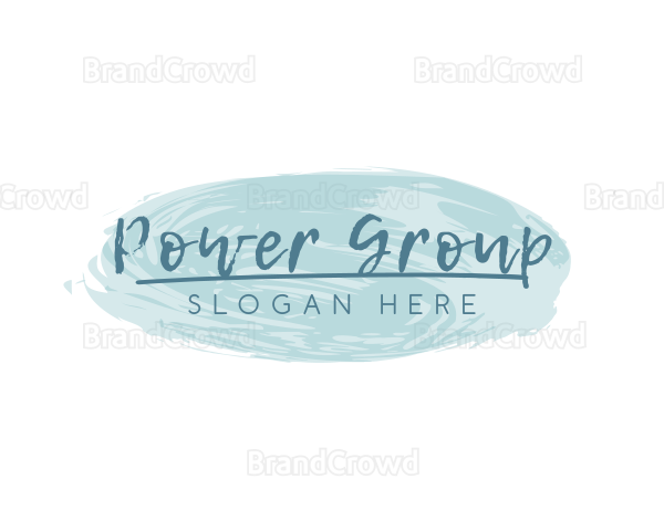 Watercolor Brush Boutique Logo