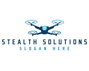 Spy - Drone Flying Aviation logo design