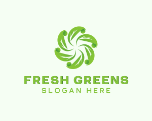 Lettuce - Natural Organic Herb Leaf logo design