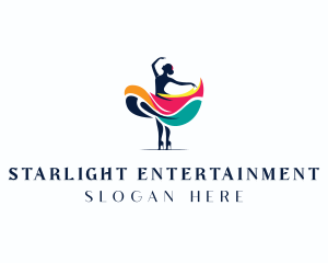 Performer - Dancer Performer Entertainment logo design