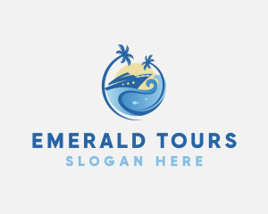 Travel Yacht Tourism logo design