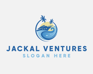 Travel Yacht Tourism logo design