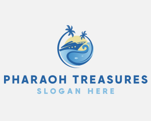 Travel Yacht Tourism logo design