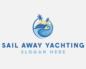 Travel Yacht Tourism logo design