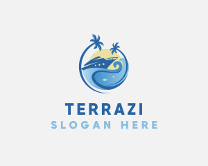 Travel Yacht Tourism logo design