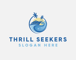 Travel Yacht Tourism logo design