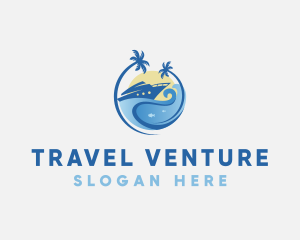 Travel Yacht Tourism logo design