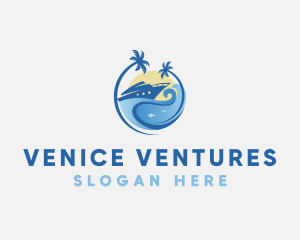 Travel Yacht Tourism logo design