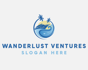 Travel Yacht Tourism logo design