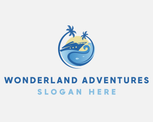 Travel Yacht Tourism logo design