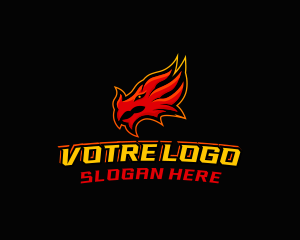 League - Dragon Creature Esports logo design