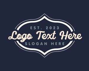 Cute - Retro Cursive Business logo design