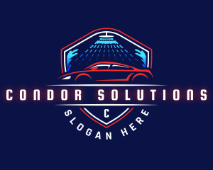 Car Wash Sanitation  logo design