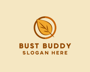 Natural Autumn Leaf logo design