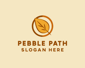 Natural Autumn Leaf logo design