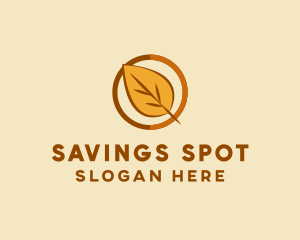 Natural Autumn Leaf logo design