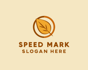 Natural Autumn Leaf logo design