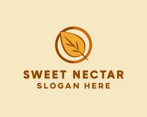 Natural Autumn Leaf logo design