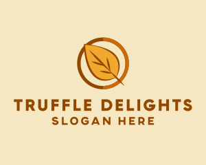 Natural Autumn Leaf logo design