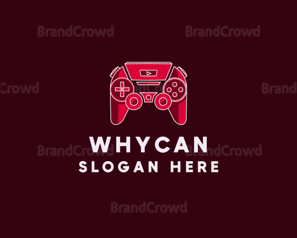 Video Game Console Controller Logo