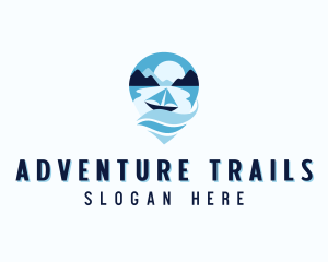 Boat Travel Getaway logo design