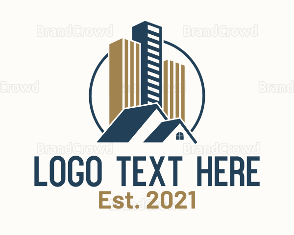 Residence Building Realtor Logo