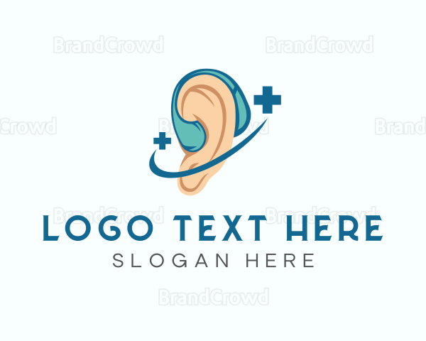 Medical Hearing Aid Device Logo