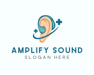 Medical Hearing Aid Device logo design