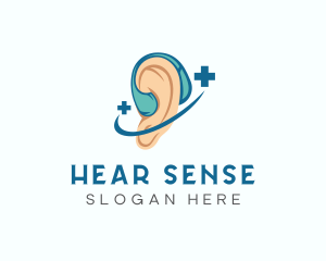 Medical Hearing Aid Device logo design