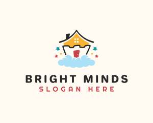 Elementary - Kindergarten Preschool House logo design