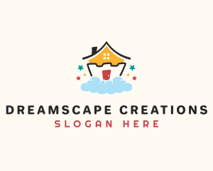 Imagination - Kindergarten Preschool House logo design